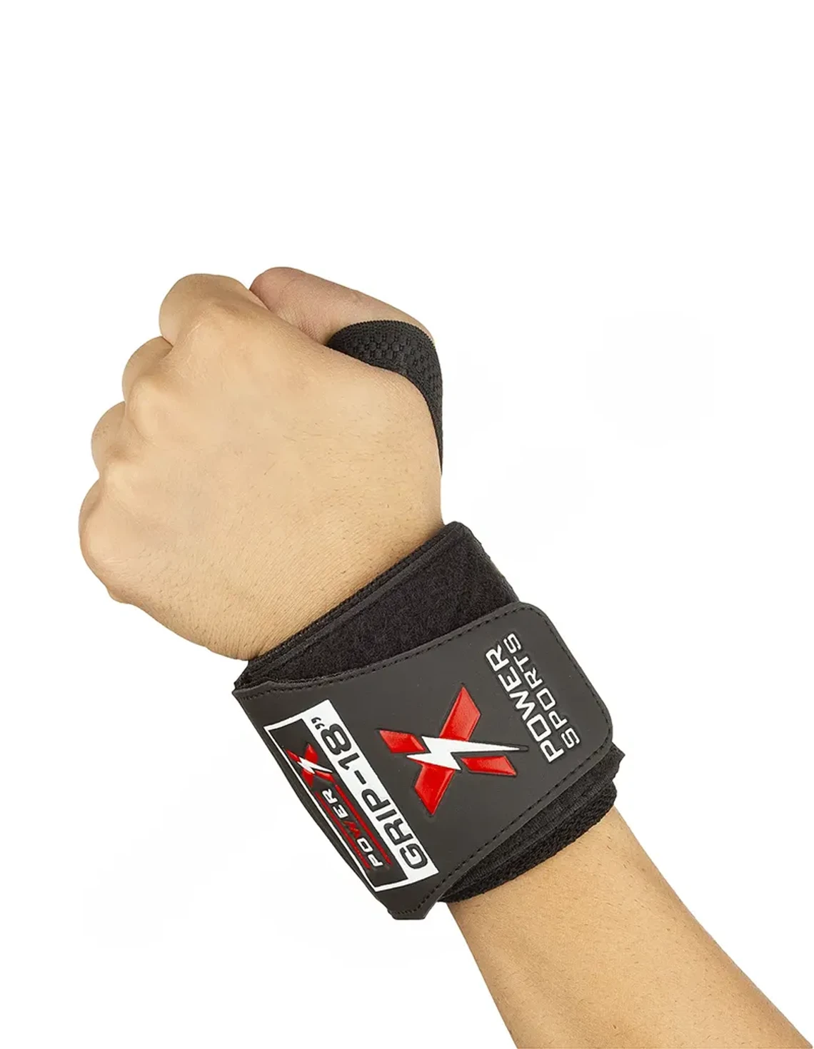 مچ بند Unisex بدون برند جفتی چسبی بندی پاور ایکس گریپ 18 54*8 سانتیمتری B